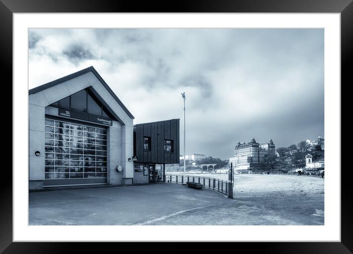 Rescuing lives at Scarboroughs Lifeboat Station Framed Mounted Print by Steve Smith