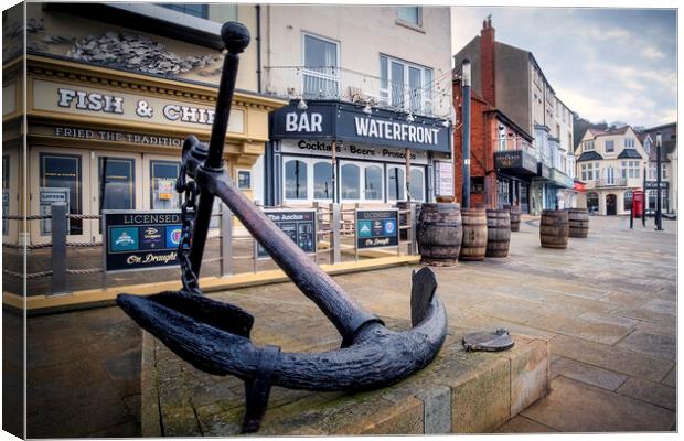 Scarborough Anchor Canvas Print by Tim Hill