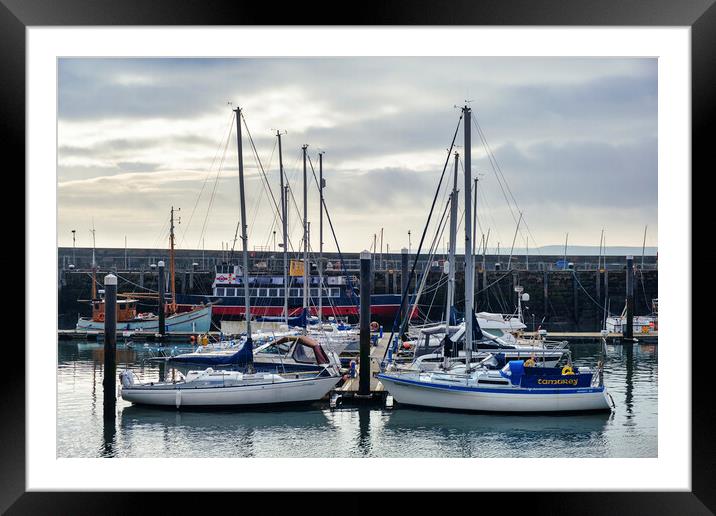An Idyllic Getaway for Yacht Enthusiasts Framed Mounted Print by Tim Hill