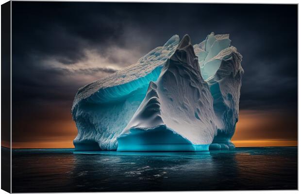 Iceberg Canvas Print by Bahadir Yeniceri