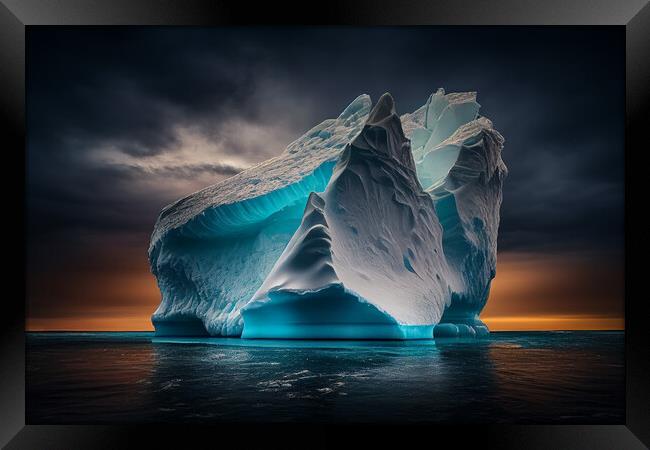Iceberg Framed Print by Bahadir Yeniceri