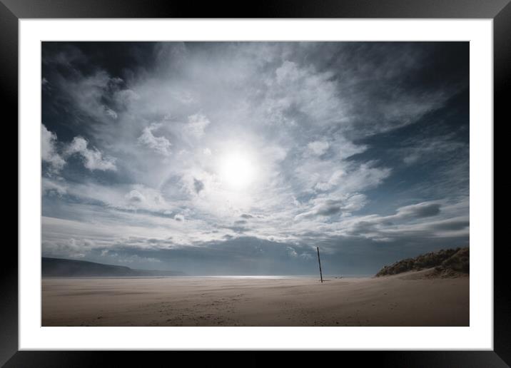 Barmouth Beach Framed Mounted Print by Mark Jones