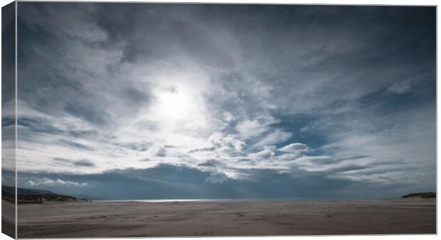 Barmouth Beach Canvas Print by Mark Jones