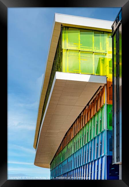 Malmo Emporia Shopping Center Framed Print by Antony McAulay