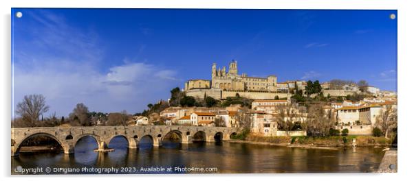 Beziers Panorama Acrylic by DiFigiano Photography