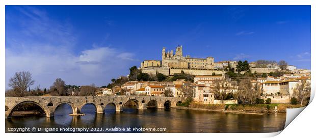 Beziers Panorama Print by DiFigiano Photography