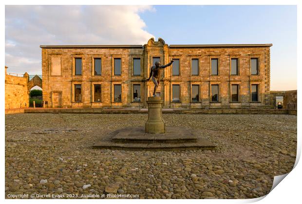 Cholmley House Print by Darrell Evans