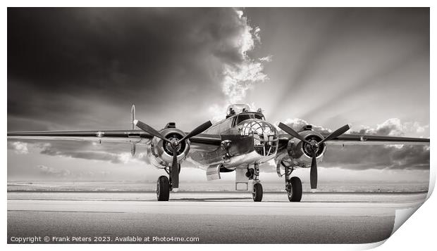 north amercan b25 Print by Frank Peters