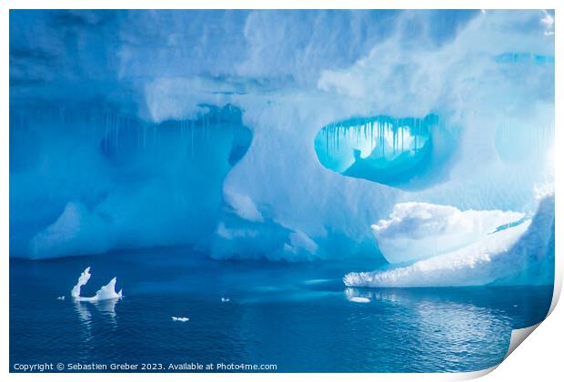 Iceberg formation Print by Sebastien Greber