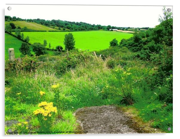 Greens of Douglas Acrylic by Stephanie Moore