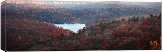 Mountain Lake Canvas Print by Michael Waters Photography