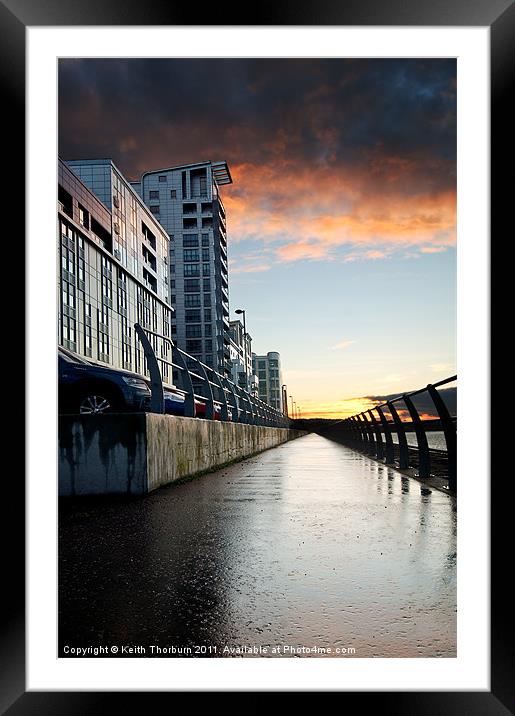 West Point Harbour Framed Mounted Print by Keith Thorburn EFIAP/b