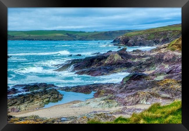 Majestic Daymer Bay View Framed Print by Helkoryo Photography