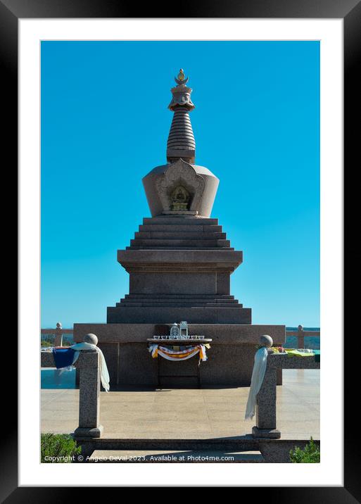 Malhao Stupa in Loule Framed Mounted Print by Angelo DeVal