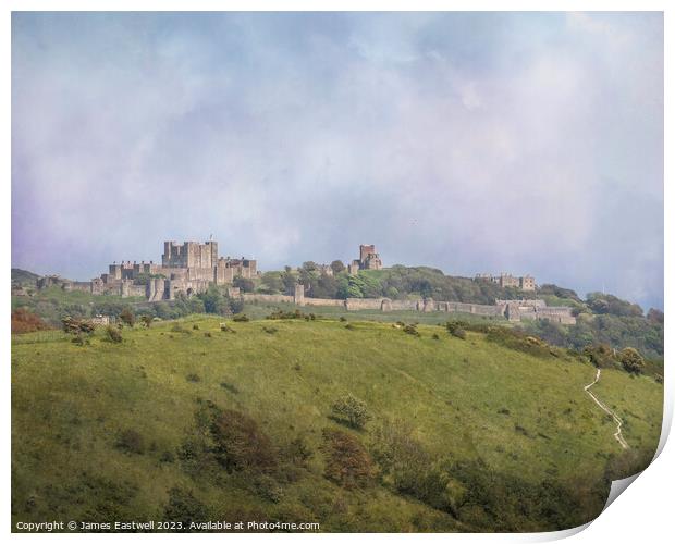 Dover Castle & the outer walls  Print by James Eastwell