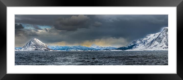 Leaving Norway Framed Mounted Print by Dave Hudspeth Landscape Photography