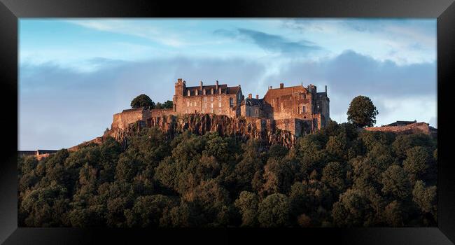 Sunset on Stirling Castle Framed Print by Anthony McGeever