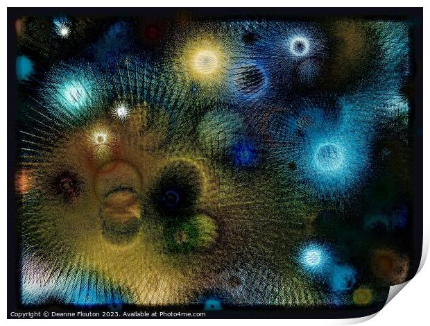 Cosmic Vortex Print by Deanne Flouton