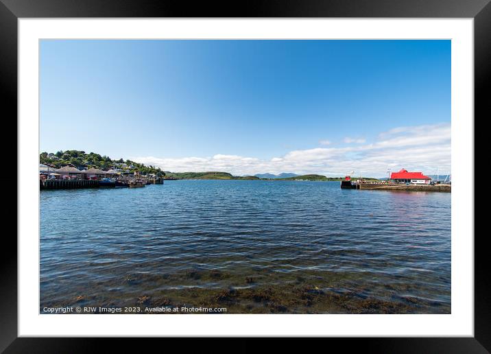 Oban Bay Landscape Framed Mounted Print by RJW Images