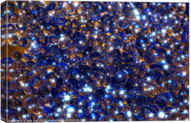 Starry abstract beads Canvas Print by Bob Hall