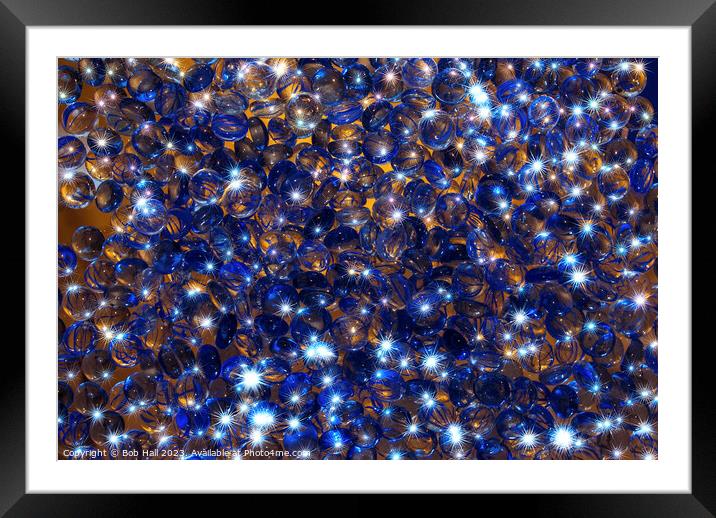 Starry abstract beads Framed Mounted Print by Bob Hall
