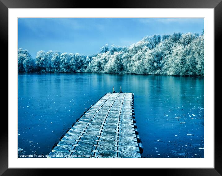Dinton Pastures at Sunrise Framed Mounted Print by Gary Blackall