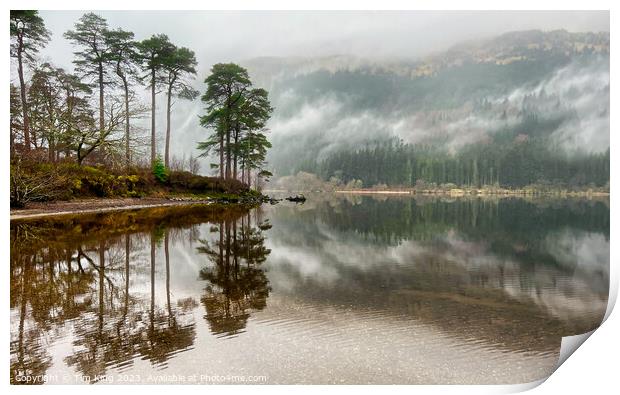 Loch Eck Mist Print by Tim King