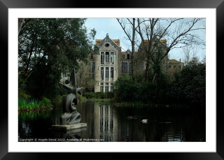 Park Dom Carlos I in Caldas da Rainha - Portugal Framed Mounted Print by Angelo DeVal