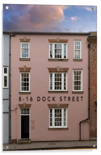 8-16 Dock Street Leeds Acrylic by Glen Allen