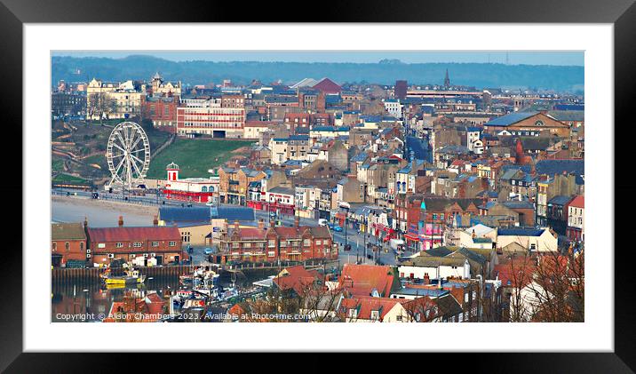 Scarborough  Framed Mounted Print by Alison Chambers
