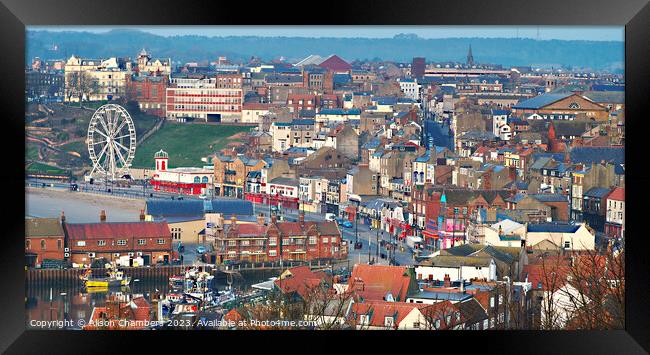 Scarborough  Framed Print by Alison Chambers
