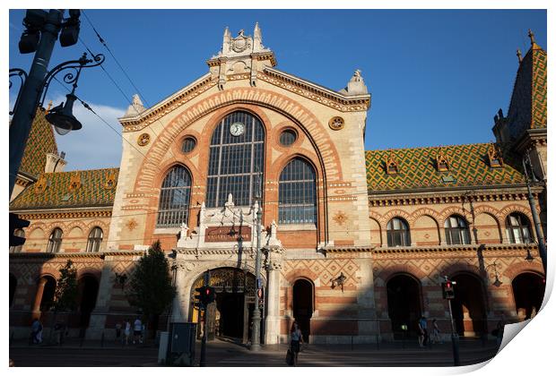 Great Market Hall in Budapest Print by Artur Bogacki