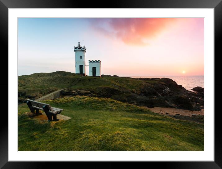 Elie Sunset View  Framed Mounted Print by Anthony McGeever