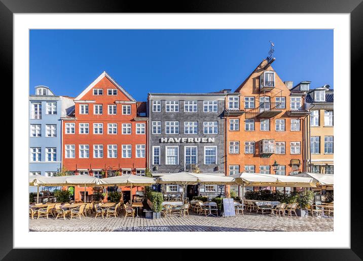 COPENHAGEN Nyhavn Waterfront Buildings Framed Mounted Print by Melanie Viola