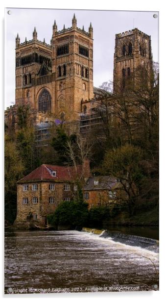 Durham Cathedral Acrylic by Richard Fairbairn
