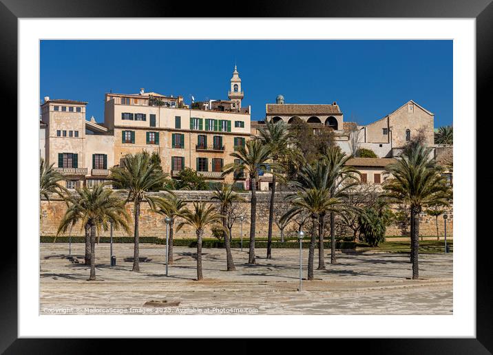 La Calatrava quarter in Palma, Majorca Framed Mounted Print by MallorcaScape Images