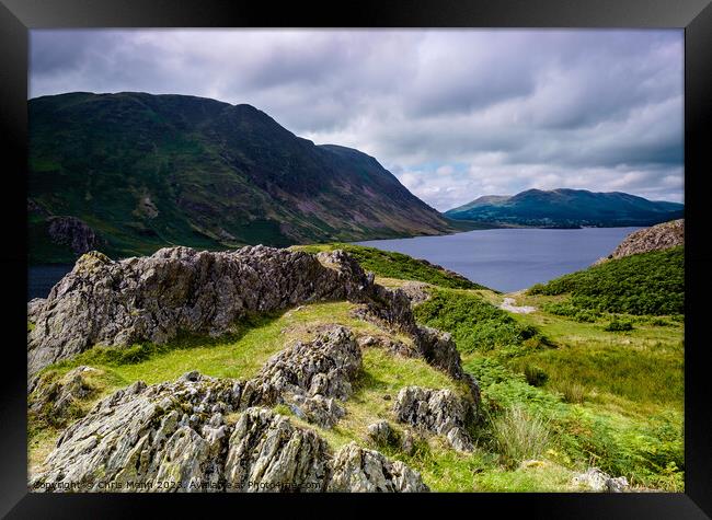 Crummock Water, Lake District Cumbria England Framed Print by Chris Mann