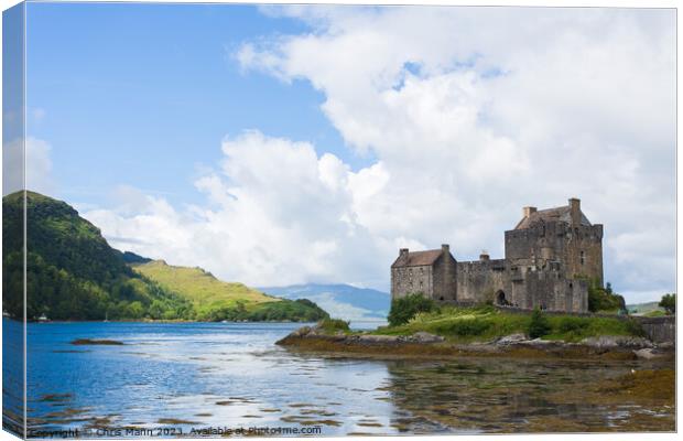 Eilean Donan Castle and Loch Duich Canvas Print by Chris Mann
