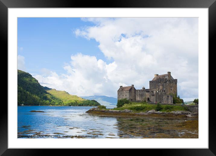 Eilean Donan Castle and Loch Duich Framed Mounted Print by Chris Mann