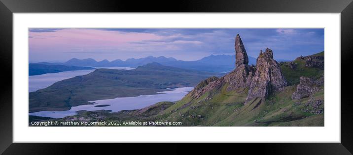 Isle Of Skye Framed Mounted Print by Matthew McCormack
