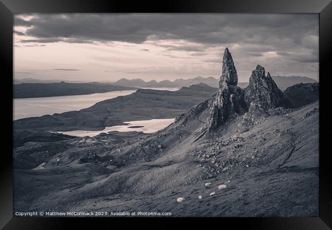 Isle of Skye (B&W) Framed Print by Matthew McCormack