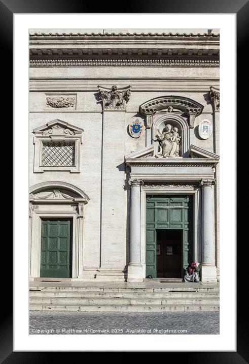 Italian Architecture Framed Mounted Print by Matthew McCormack