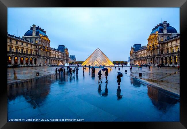 Louvre Museum Pyramid at 