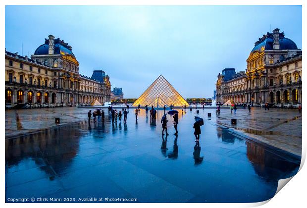 Louvre Museum Pyramid at 