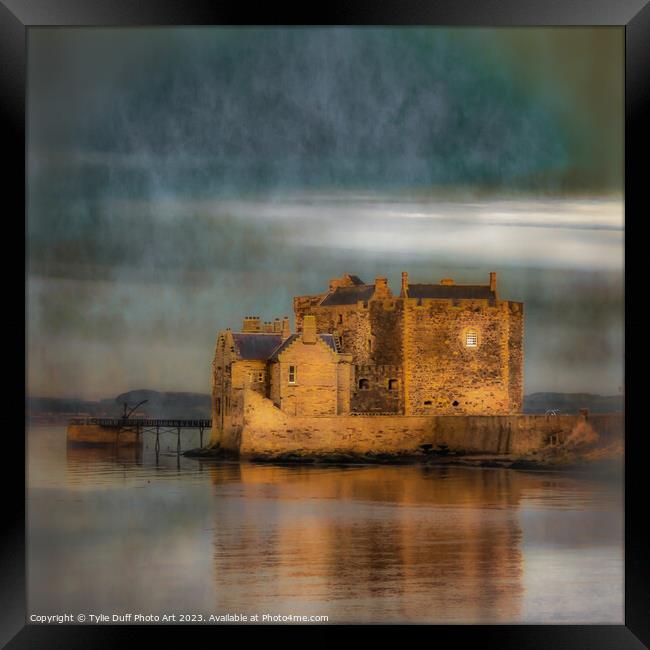 Majestic Blackness Castle on the Firth of Forth Framed Print by Tylie Duff Photo Art