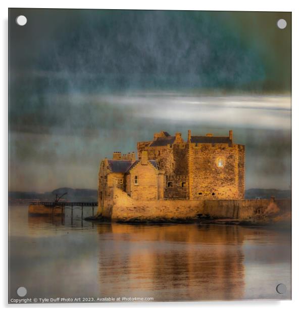 Majestic Blackness Castle on the Firth of Forth Acrylic by Tylie Duff Photo Art