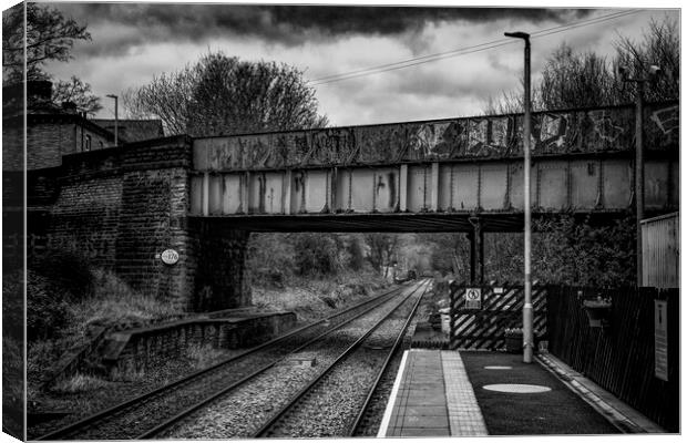 Bridge over Brighouse Station Canvas Print by Glen Allen