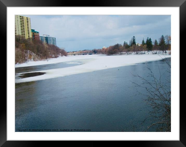 The Rideau River  Framed Mounted Print by Stephanie Moore