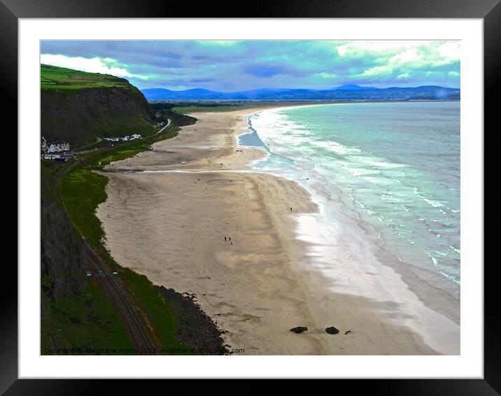 Downhill Beach, Derry, Northern Ireland Framed Mounted Print by Stephanie Moore