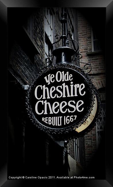 Ye Olde Cheshire Cheese Framed Print by Caroline Opacic